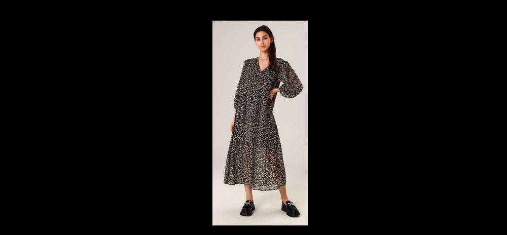 Шарена midi рокля