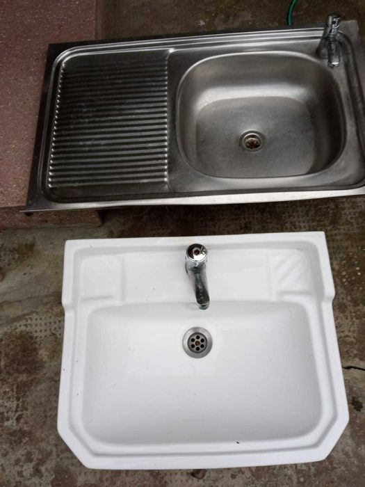 Chiuvetă de bucătărie cu baterie