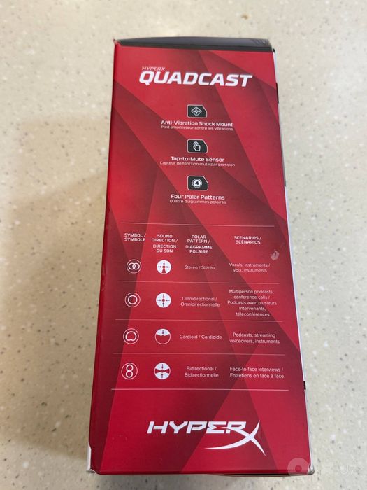Hyper QUADCAST black