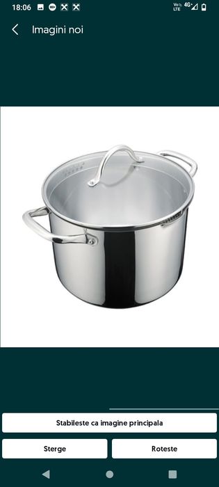 Oala inox myria 7.5 l cu capac noua
E noua pret 200 lei
Trimit i