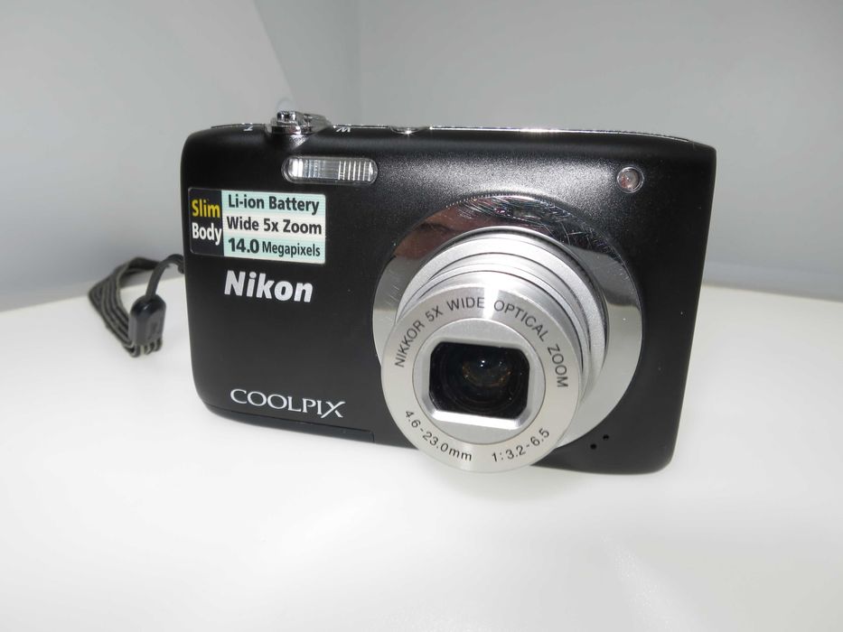 Nikon Coolpix S2600 стилен ултра компактен фотоапарат Работи Отлично