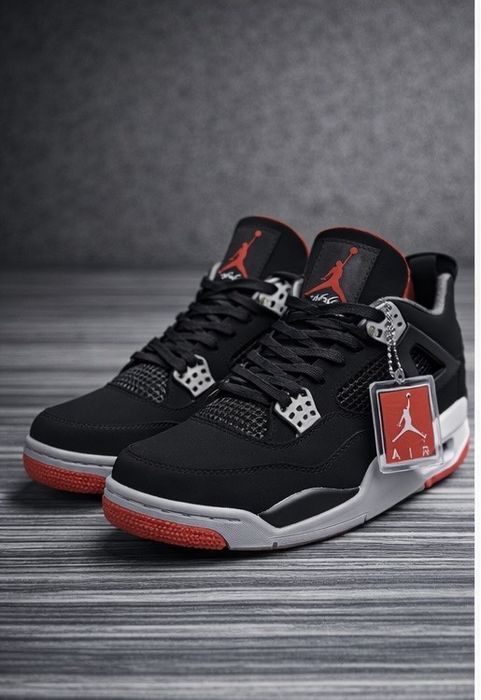 Nike Air Jordan 4 Retro Bred ,design iconic premium - marimea 42