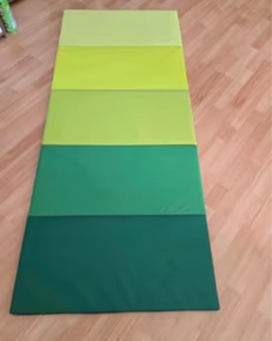 Saltea plianta gimnastica, verde, 78x185 cm