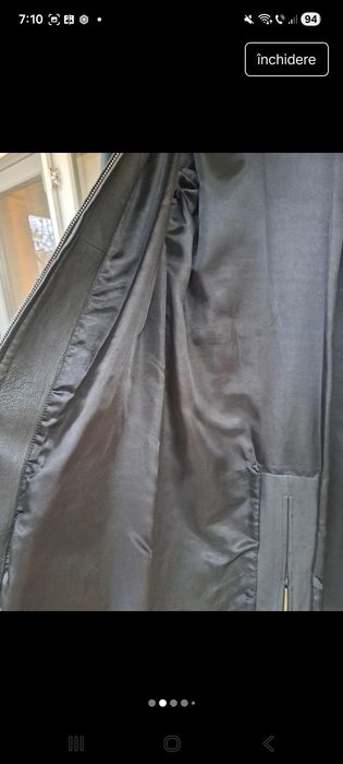 Haină damă din piele naturală, Versace ( S/ M)