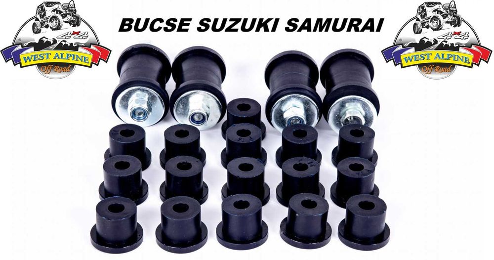 Kit bucse poliuretan arcuri Suzuki Samurai - OFF ROAD (fata+spate) HD
