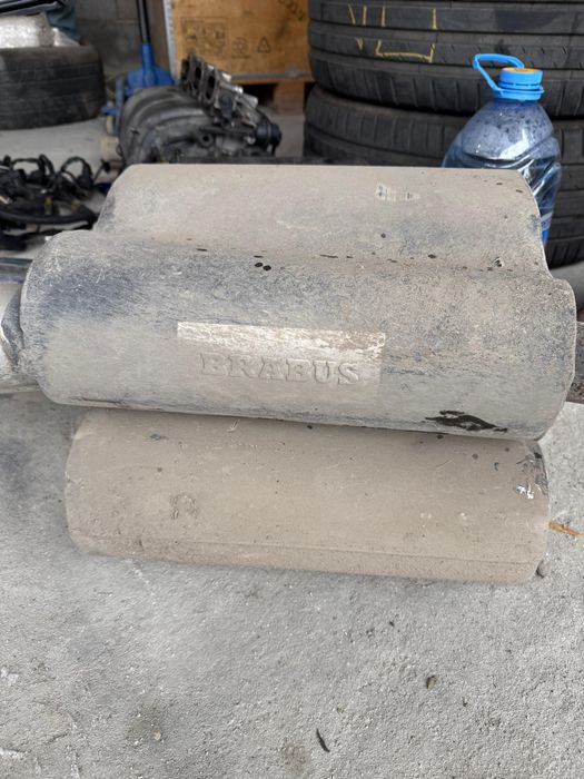 Глушитель задние банки бочки брабус brabus