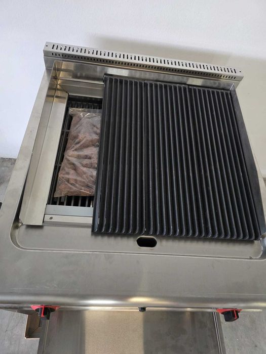 Grill roca vulcanica ,plita roca vulcanica cu placa de fonta NOU