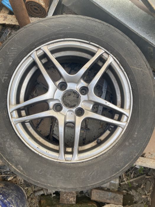 Диск с резиной 14 диаметр титанка