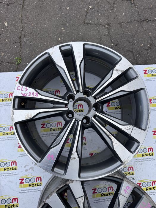 Janta aliaj bicolora originala R19 fata spate Mercedes CLS W218 2011-2017