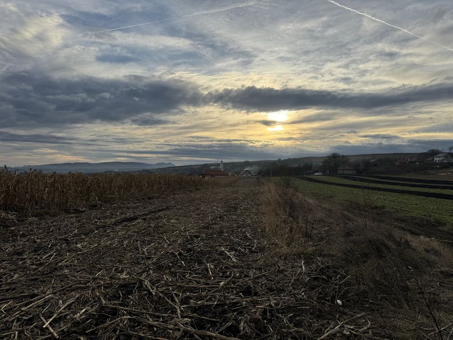 Vand teren in. Ceanu Mic la marginea satului extravilan /intravilan