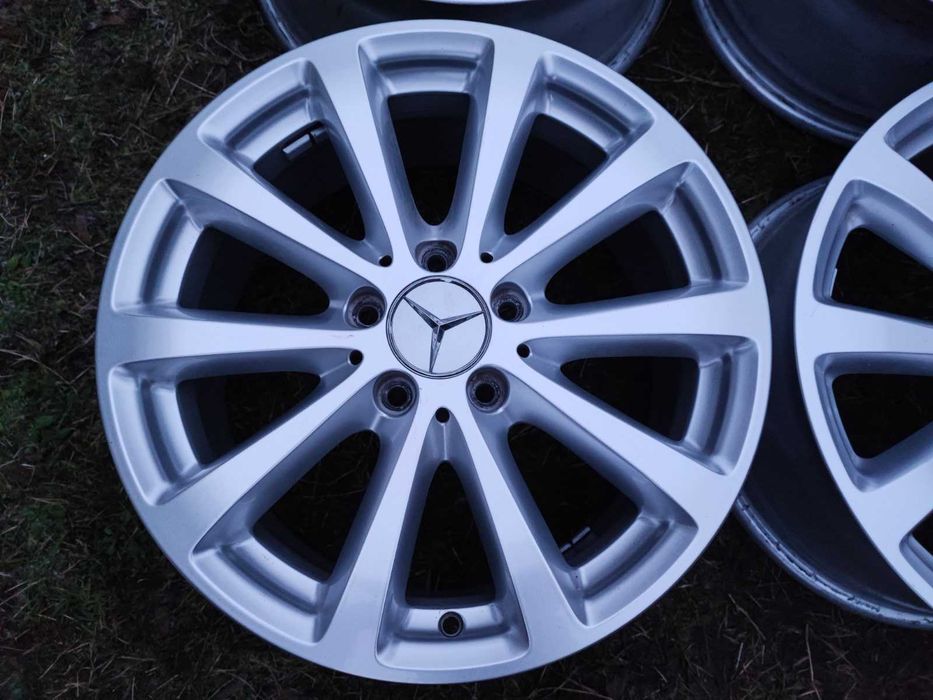 Mercedes/Мерцедес - 17 цола 5x112; 4 бр. Оригинални лети джанти