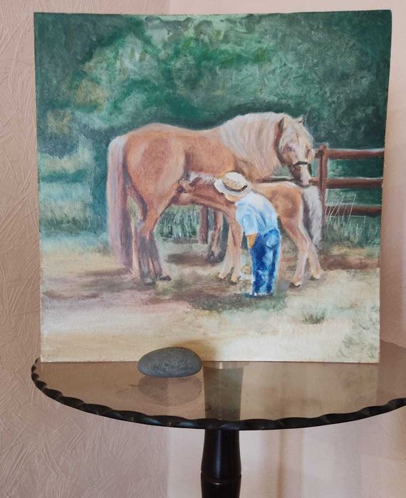 Живопись, холст, картон, масло.