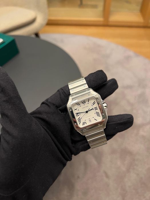 Cartier Santos White Dial I 2023 I Ca nou