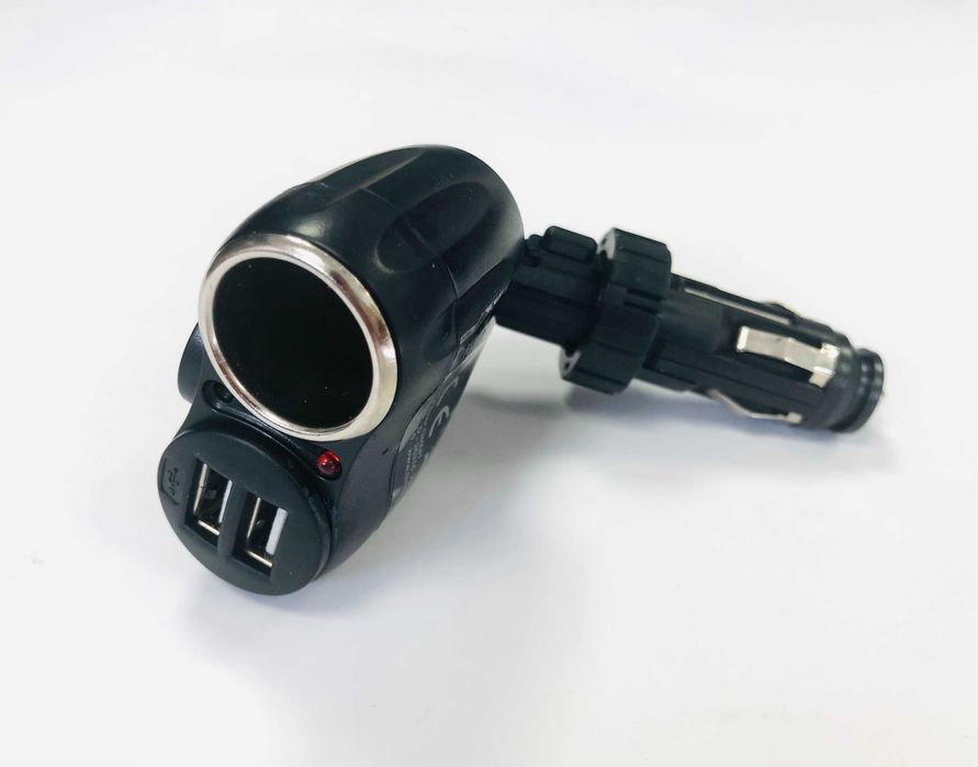 гнездо, букса за запалка на автомобил, 2 USB, 12/24 V, Германия