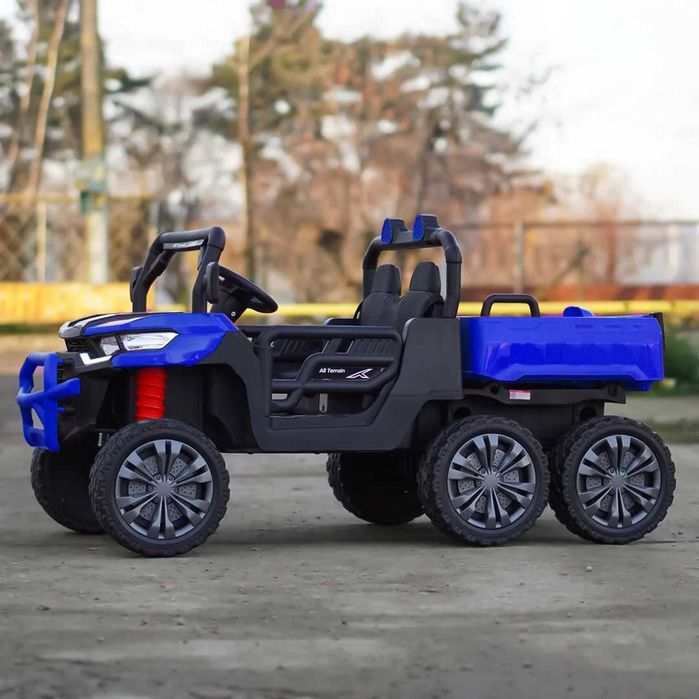 UTV electric pentru 2 copii Kinderauto X-Force 4x75W 24V Blue