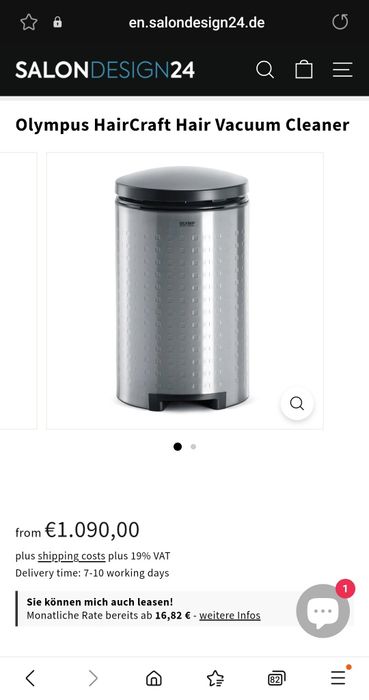 Пылесос парикмахерский Olymp Haircraft Edition