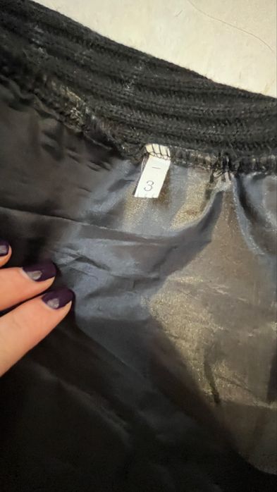 Top negru cu blanita, fata fur, spate tricot, estetica y2k/ soft-glam