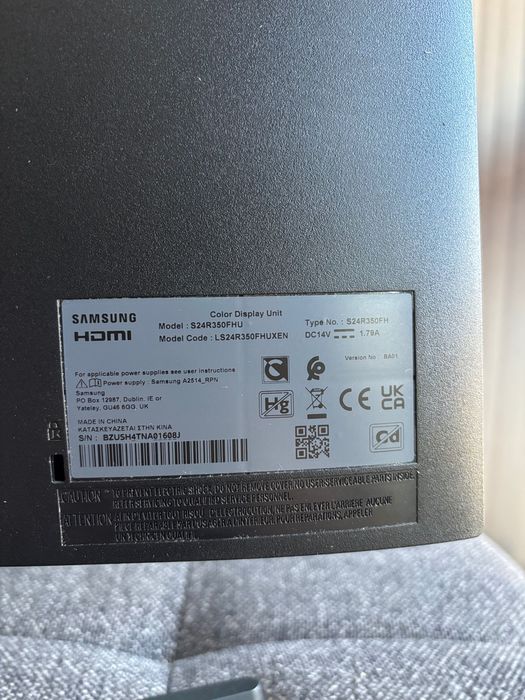 Монитор Samsung 60hz