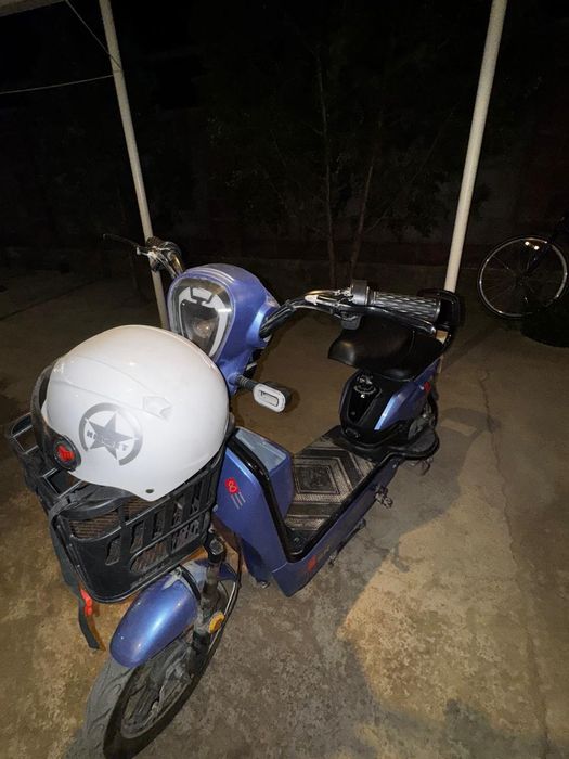 Электро мопед SK8 синий