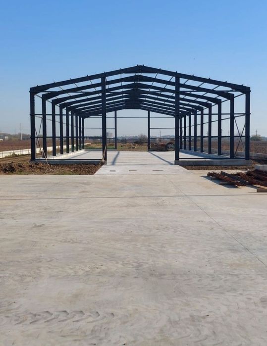 Vând hală metalică spălătorie auto service auto mă deplasează unul din țară accept și variante auto