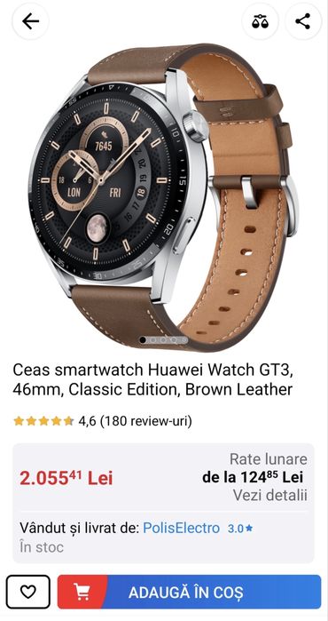 Smartwatch Huawei GT 3