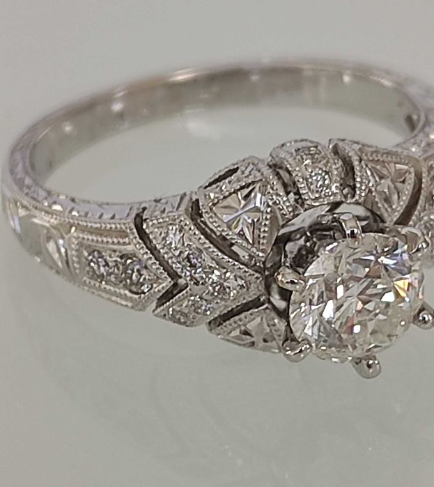 Inel aur 18k cu diamante 1ct