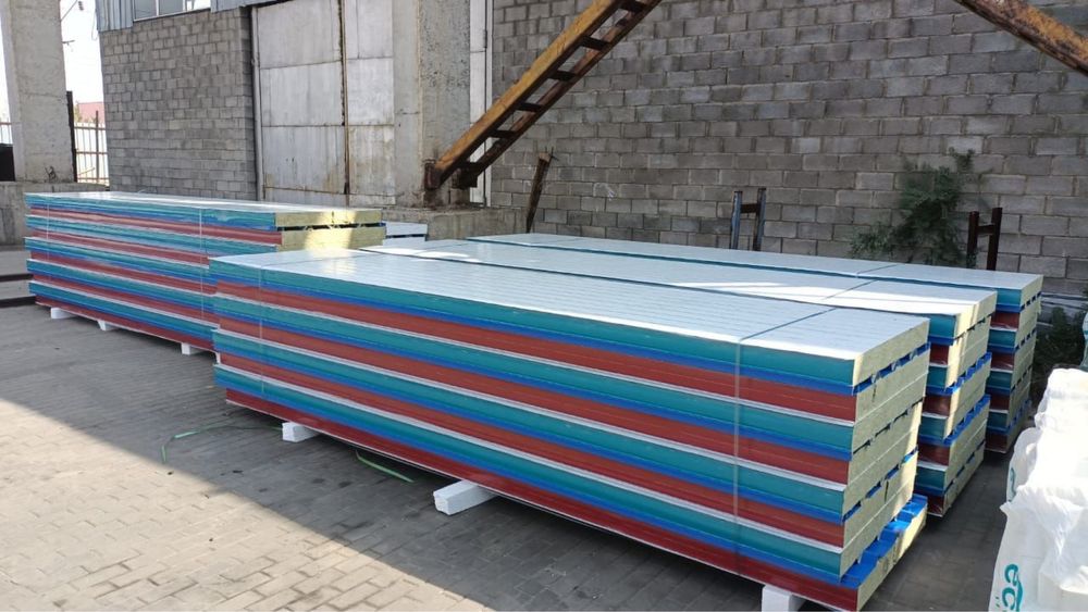 Сэндвич-панели с БАЗАЛЬТОВЫМ утеплителем | Производство | НДС