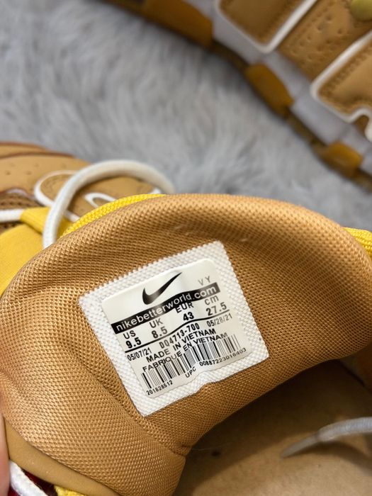 Nike uptempo camel/ gum brown
