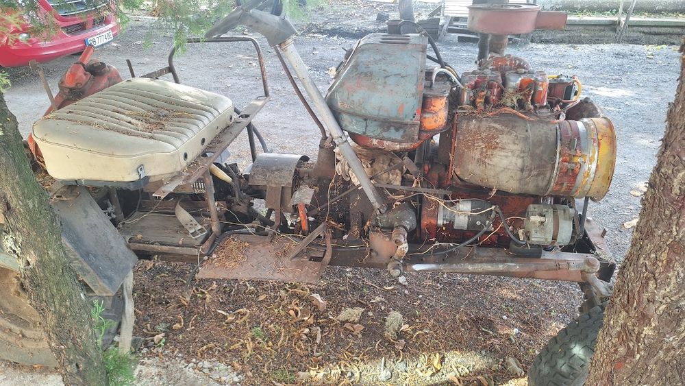 Трактор 25 коня с двигател владимировец т 25 т 16 самоделка