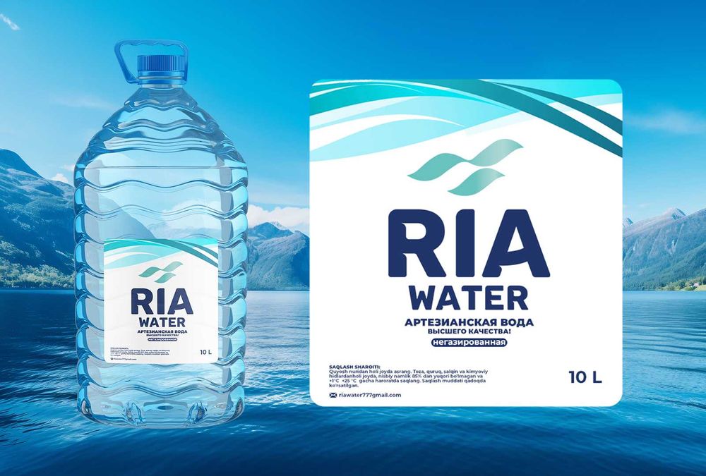 RIA WATER           Артезианская вода высшего качества !!