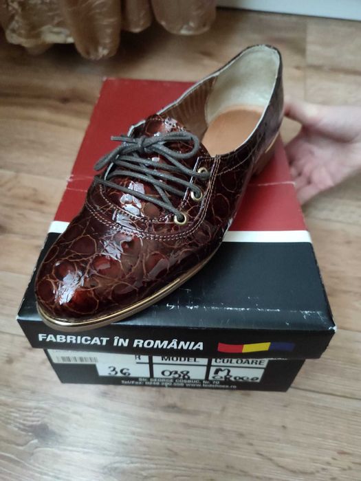 Pantofi piele naturala pantofi femei deosebiti marimea 36