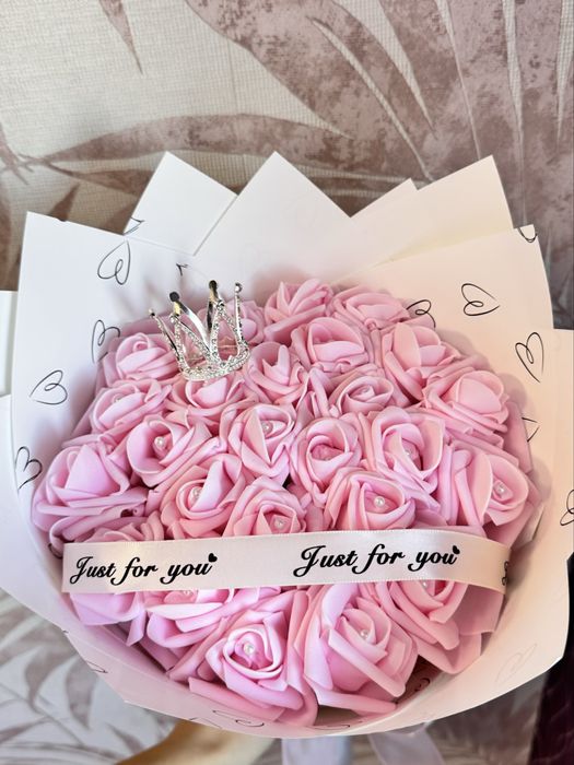 Вечен букет от рози