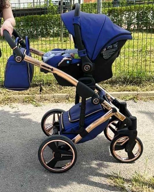 Бебешка количка Junama FLUO LINE 3в1