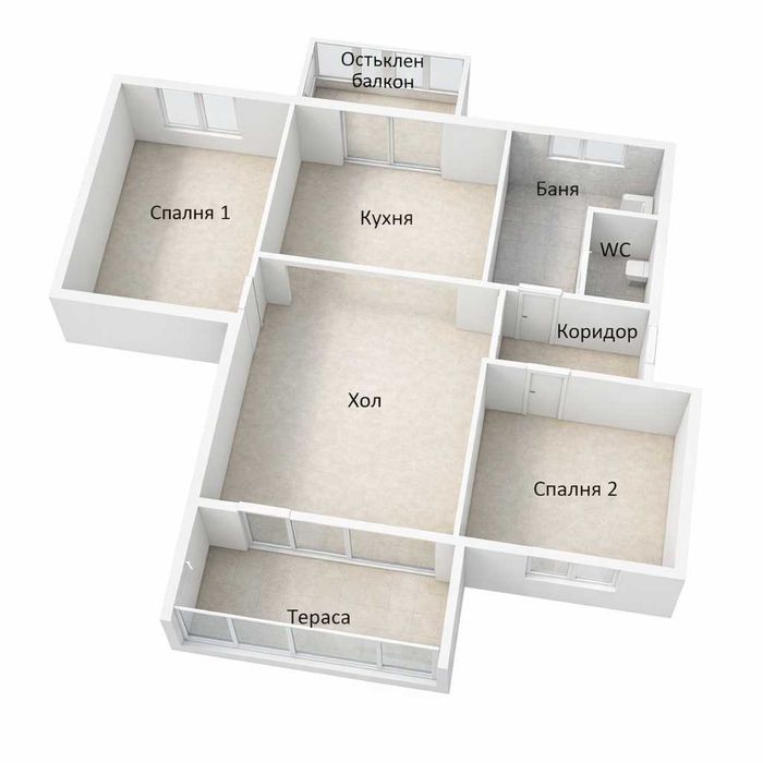 Тристаен апартамент жк.Изток