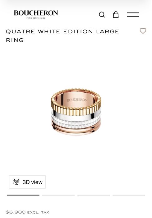 Boucheron  златен пръстен