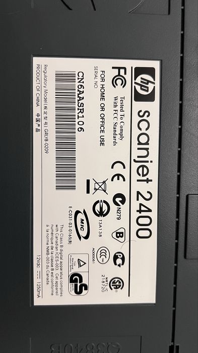 Сканер hp scanjet 2400