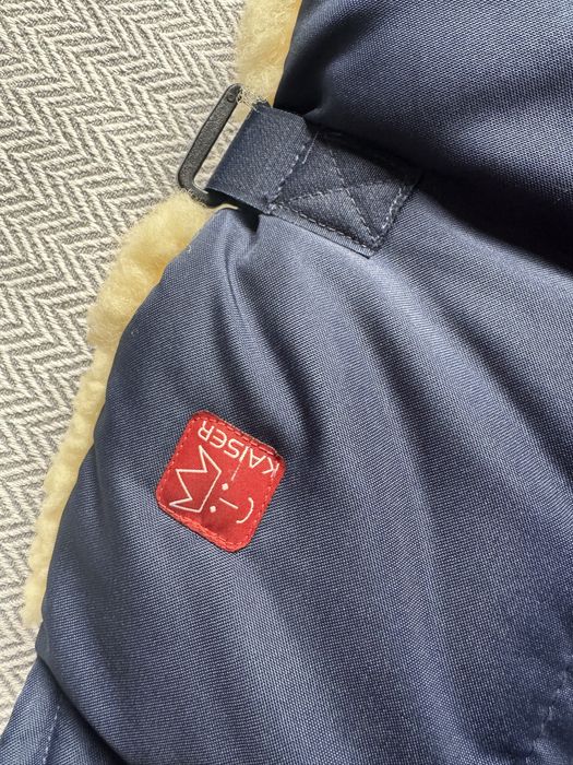 Чувалче за количка и маншон за топли ръце Kaiser, агнешка вълна