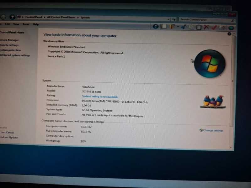 Vand mini PC Thin Client ViewSonic SCT45, Intel Atom, 2GB RAM