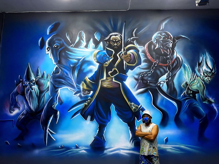 Мурал, Роспись стен, Граффити