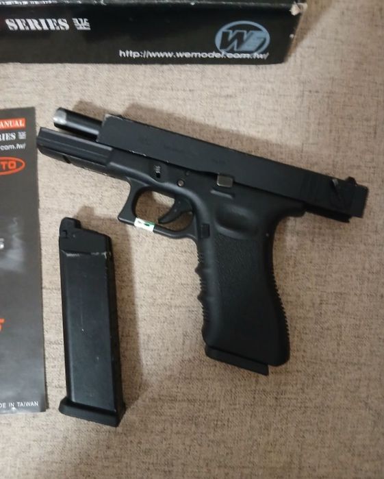 Pistol Airsoft Glock 18C Full metal Automat Gaz