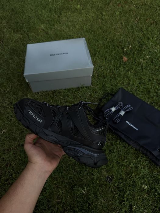 Adidasi Balenciaga Track / Black and White / Premium