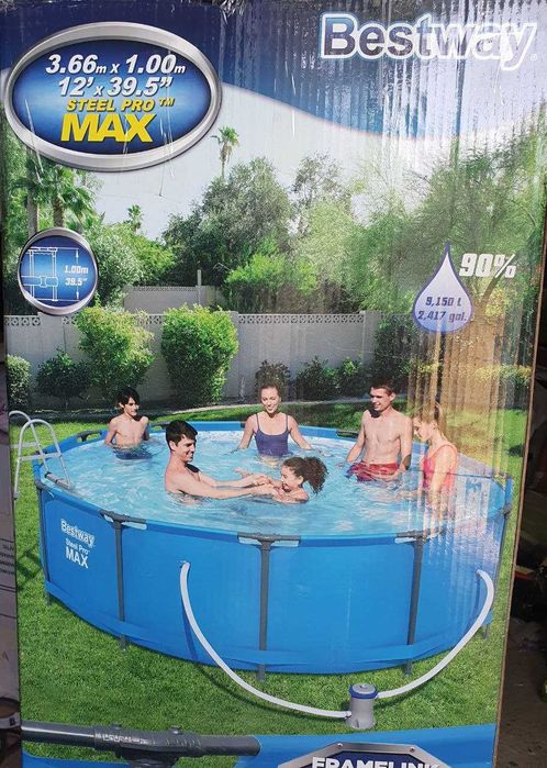 БАССЕЙН Каркасный BESTWAY круглый 366×100 НОВЫЙ, цена ниже на 50 у.е.