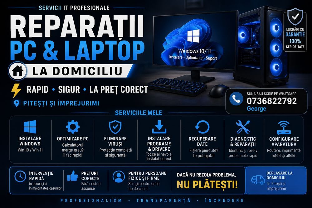 IT la domiciliu Pitești