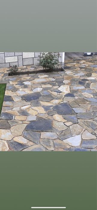 Piatra placat pavat