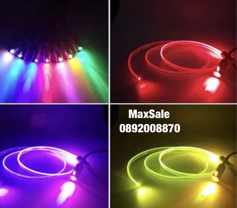 LED RGB лента за кола интериорно осветление audi mercedes bmw vw