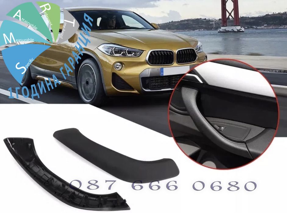 Капак дръжка bmw f48 f49 f39 бмв панел конзола бутон кожа X1 X2 ф48