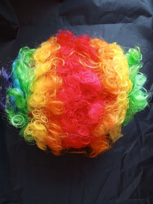 Парик розовый каре, голубой, русый, клоуна в наличии и на заказ любой