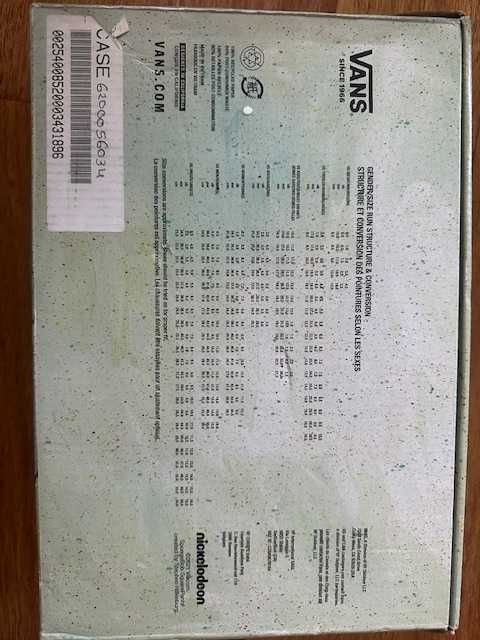 Сникърси (кецове) VANS Sponge Bob №42 мъжки