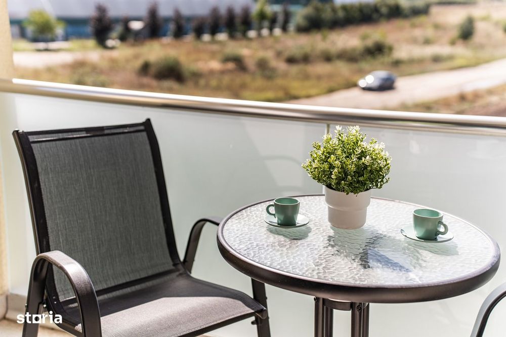 Apartament cu 2 camere, balcon și terasă