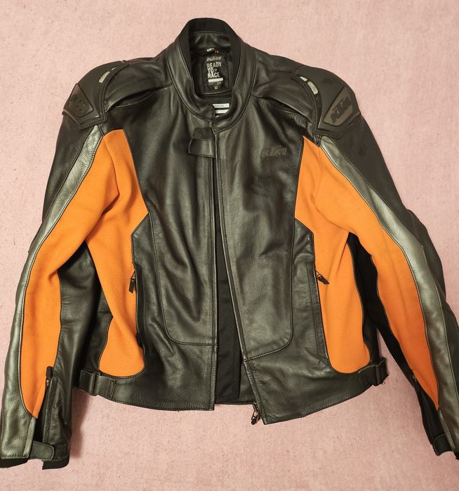 Geaca moto pantaloni moto piele Alpinestars KTM combinezon 2 piese L